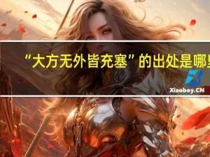 “大方无外皆充塞”的出处是哪里