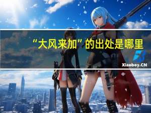 “大风来加”的出处是哪里