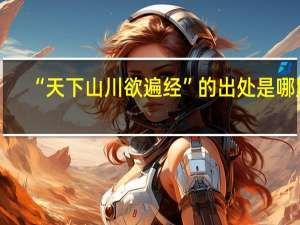 “天下山川欲遍经”的出处是哪里