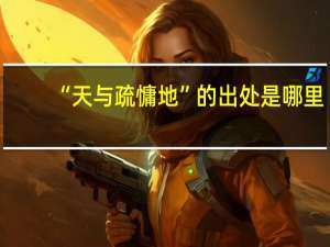 “天与疏慵地”的出处是哪里