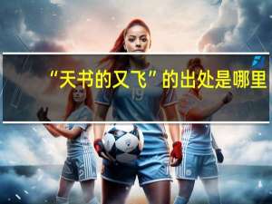 “天书的又飞”的出处是哪里