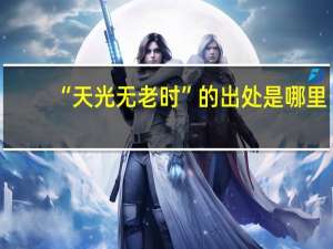 “天光无老时”的出处是哪里