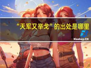 “天军又举戈”的出处是哪里