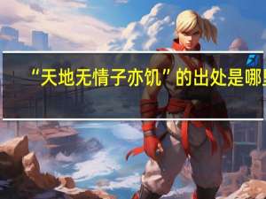 “天地无情子亦饥”的出处是哪里