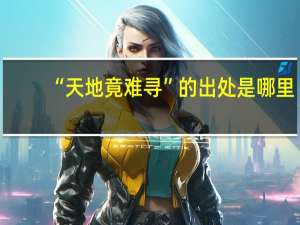 “天地竟难寻”的出处是哪里