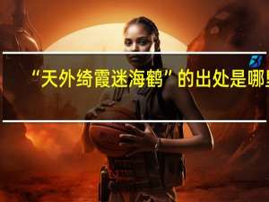 “天外绮霞迷海鹤”的出处是哪里