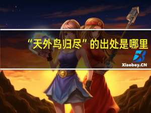 “天外鸟归尽”的出处是哪里