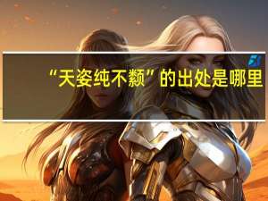 “天姿纯不颣”的出处是哪里