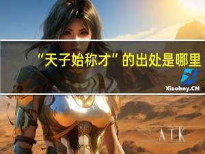 “天子始称才”的出处是哪里