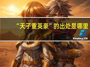 “天子重英豪”的出处是哪里