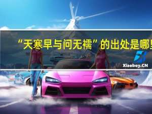 “天寒早与问无襦”的出处是哪里