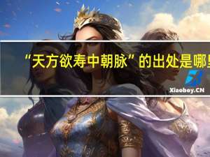“天方欲寿中朝脉”的出处是哪里