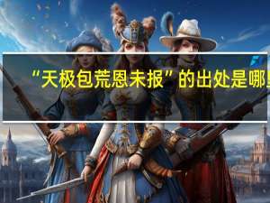 “天极包荒恩未报”的出处是哪里