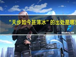 “天步如今甚薄冰”的出处是哪里