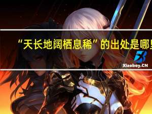 “天长地阔栖息稀”的出处是哪里