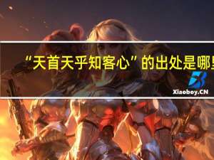 “天首天乎知客心”的出处是哪里