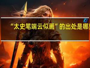 “太史笔端云似画”的出处是哪里