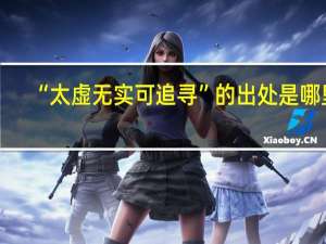 “太虚无实可追寻”的出处是哪里