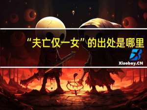 “夫亡仅一女”的出处是哪里