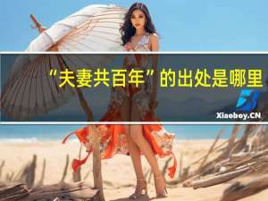 “夫妻共百年”的出处是哪里