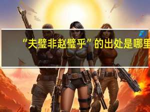 “夫璧非赵璧乎”的出处是哪里