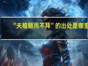 “夫稽颡而不拜”的出处是哪里