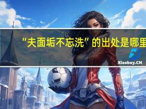 “夫面垢不忘洗”的出处是哪里