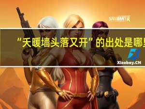 “夭暖墙头落又开”的出处是哪里