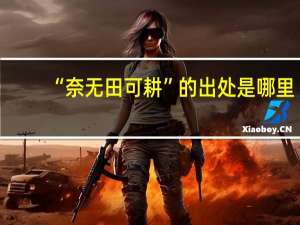 “奈无田可耕”的出处是哪里