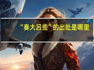 “奏大吕些”的出处是哪里