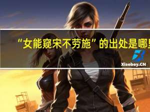 “女能窥宋不劳施”的出处是哪里