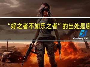 “好之者不如乐之者”的出处是哪里