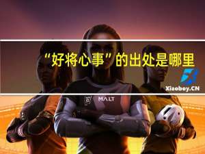 “好将心事”的出处是哪里