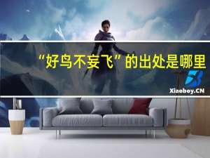 “好鸟不妄飞”的出处是哪里