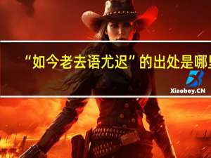 “如今老去语尤迟”的出处是哪里