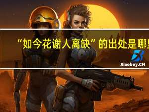 “如今花谢人离缺”的出处是哪里