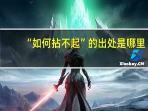 “如何拈不起”的出处是哪里