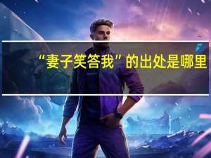 “妻子笑答我”的出处是哪里