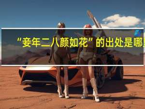 “妾年二八颜如花”的出处是哪里