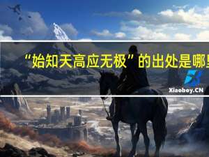 “始知天高应无极”的出处是哪里