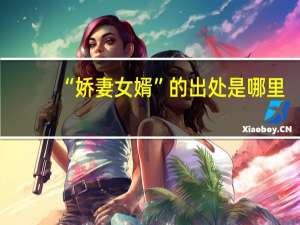 “娇妻女婿”的出处是哪里