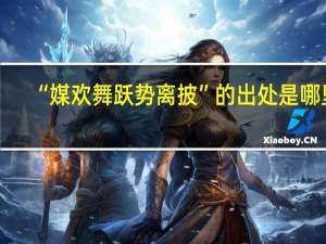 “媒欢舞跃势离披”的出处是哪里