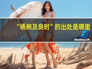 “嬿婉及良时”的出处是哪里