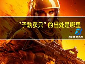 “子孰获只”的出处是哪里