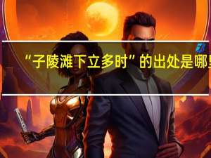 “子陵滩下立多时”的出处是哪里