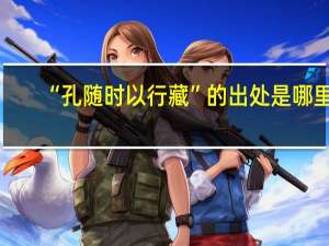 “孔随时以行藏”的出处是哪里