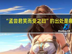 “孟尝君笑而受之曰”的出处是哪里