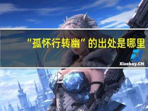 “孤怀行转幽”的出处是哪里
