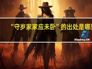 “守岁家家应未卧”的出处是哪里