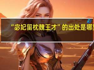“宓妃留枕魏王才”的出处是哪里